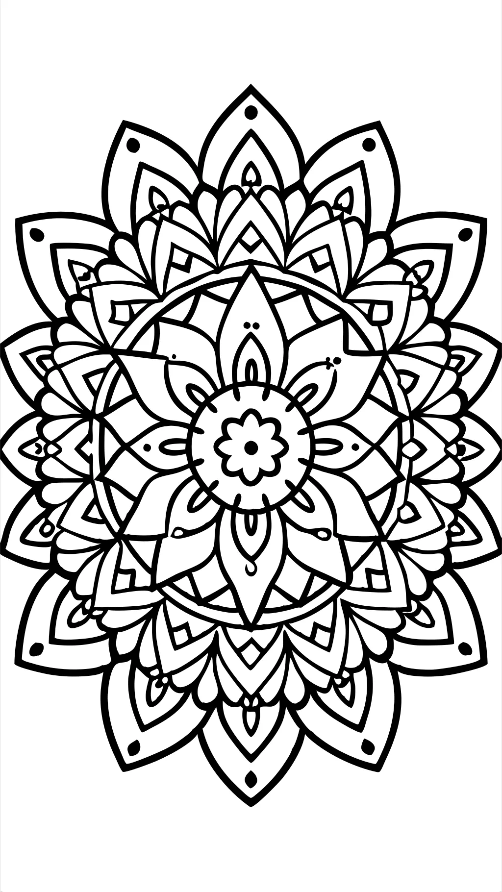 coloriages mandala pour adultes imprimables